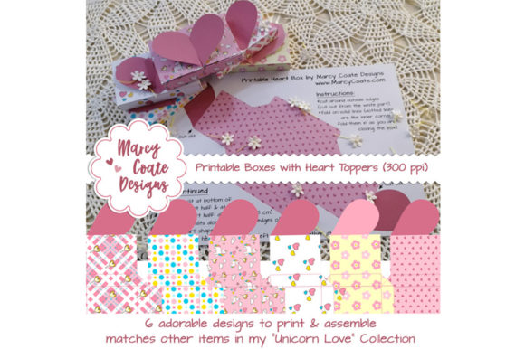 3D SVG Heart Boxes Set: A Versatile Graphic Design Asset for Creative Sellers
