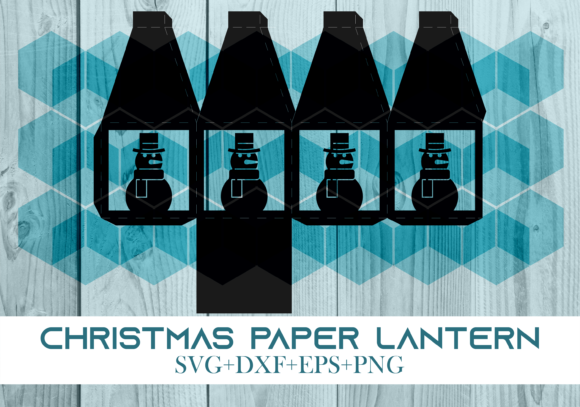 Christmas Paper Lantern Series 0011 – A 3D SVG for Holiday Design Projects