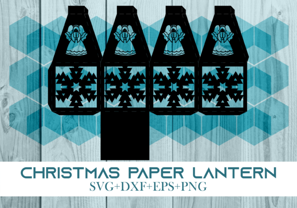 Christmas Paper Lantern Series 0056 – A Festive 3D SVG Design for Digital Sellers