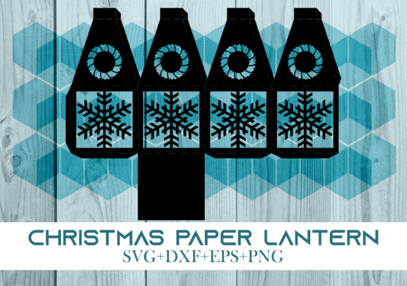 Christmas Paper Lantern Series 0074 – A Festive 3D SVG for Crafters