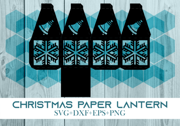 Christmas Paper Lantern Series 0237: A Versatile 3D SVG for Holiday Design Projects