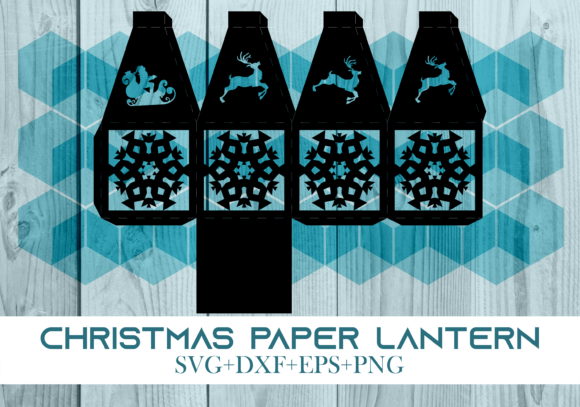 Christmas Paper Lantern Series 0349: A Polished 3D SVG for Holiday Projects