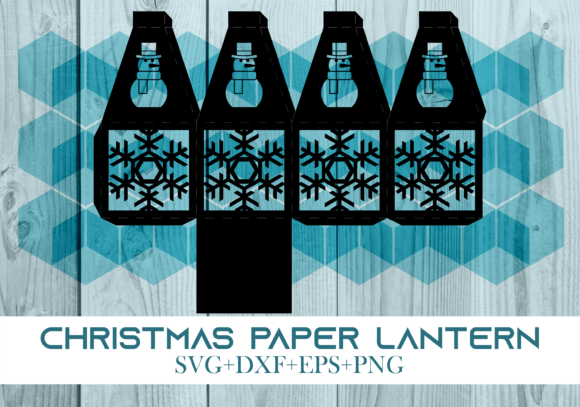Christmas Paper Lantern Series 0357: A 3D SVG Holiday Design Asset Review