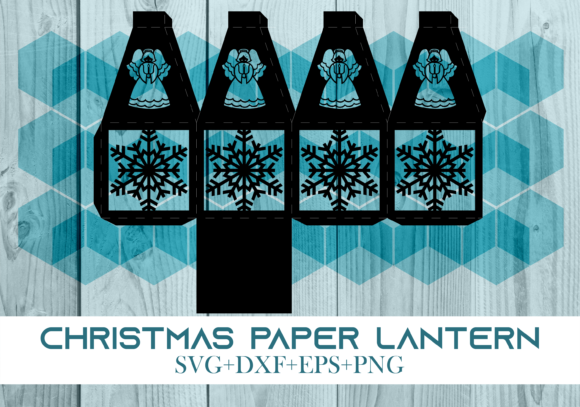 Christmas Paper Lantern Series 0524: A Versatile 3D SVG for Holiday Branding